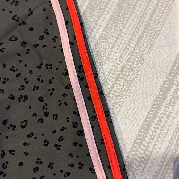 The Upside Women’s Olive Green Animal Print with Side Stripes Leggings - Picture 5 of 7